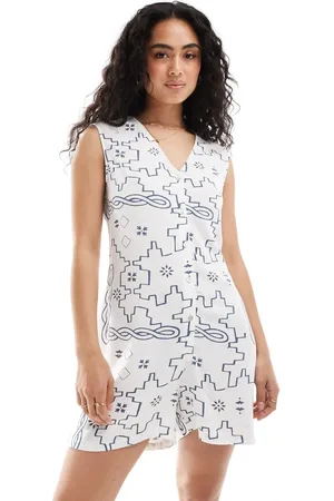 ONLY Geo print playsuit in