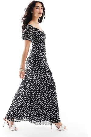 Forever New Bardot midaxi dress in ditsy floral