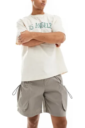 ADPT. Technical cargo shorts in beige-Neutral