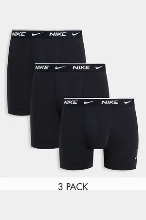 Nike Cotton Stretch 3 pack of boxer briefs in black