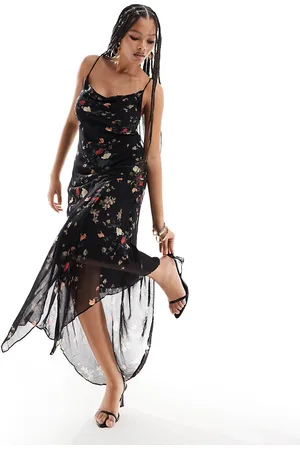 AllSaints Charlotte Kora maxi dress in