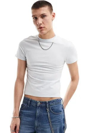 COLLUSION Shrunken t-shirt in light