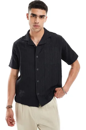 River Island Short sleeve shirt in crochet