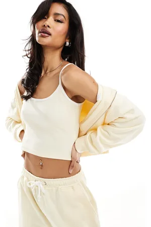 Kaiia Cami top in lemon (part of a set)-Yellow