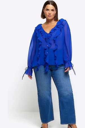 River Island Frill detail blouse in
