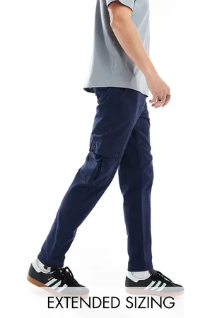 ASOS Tapered cargo pants in -Blue
