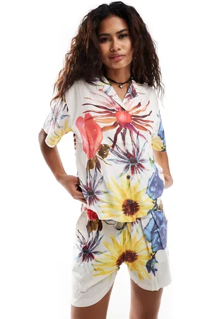 Obey Print shirt in white (part of a set)