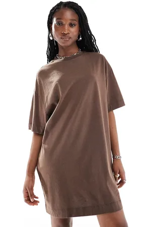 COLLUSION Mini t-shirt dress in wash