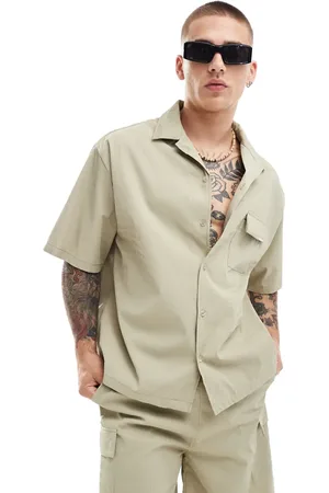 Sixth June Textured shirt in (part of a set)-Neutral