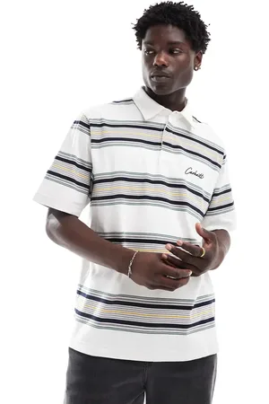 Carhartt Stripe short sleeve polo shirt in
