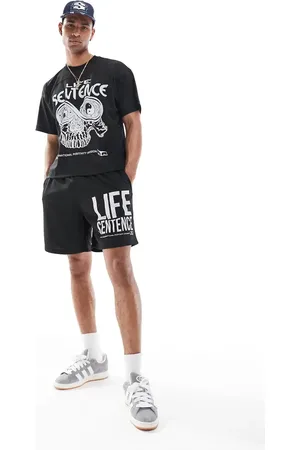 Obey Graphic mesh shorts in (part of a set)