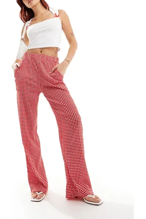 Reclaimed Relaxed pants in gingham