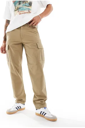 JACK & JONES Loose fit cargo pants in beige-Neutral