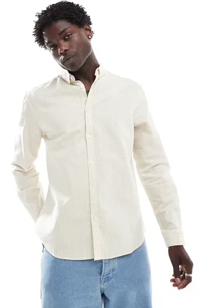New Look Long sleeve shirt in and white stripe-Neutral