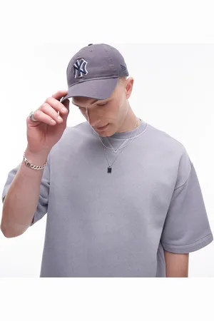 Topman Oversized fit short sleeve sweatshirt in washed