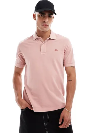 Lacoste Washed polo shirt with tonal logo in