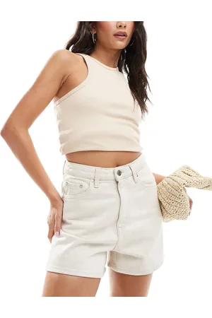 & OTHER STORIES Linen blend denim shorts in -Neutral