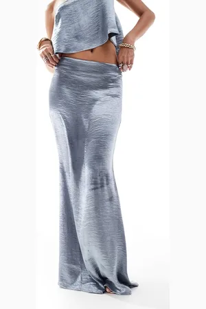 In The Style X Perrie Sian exclusive satin maxi skirt in (part of a set)