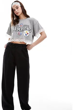 Reclaimed Revived x Glass Onion slouchy dad pants in