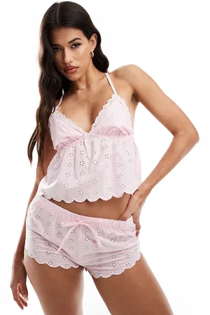 Boux Avenue Scallop embroidery cami and shorts pyjama set in