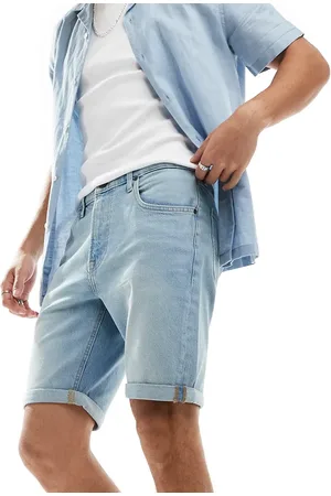 Lee 5 pocket regular fit denim shorts in -Blue