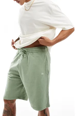 New Era Washed jersey shorts in