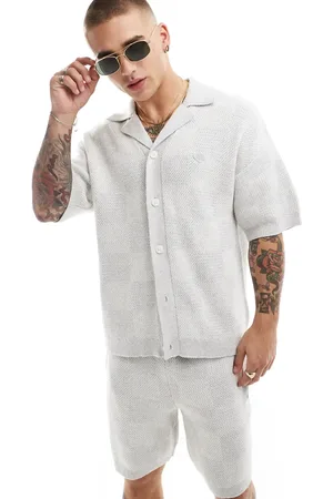 The Couture Club Knitted checkerboard shirt in (part of a set)