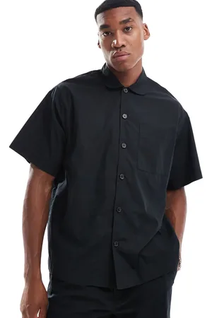 SELECTED Boxy revere shirt in (part of a set)