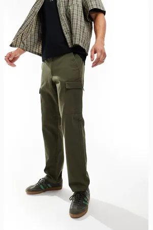 Only & Sons Straight fit cargos in khaki-Navy