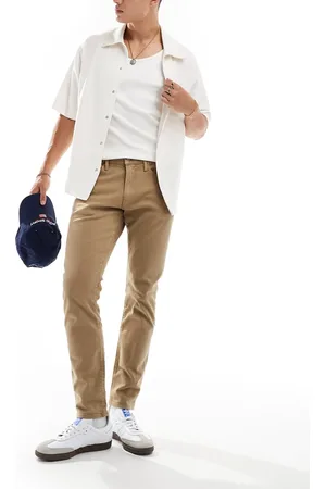Ralph Lauren Sullivan slim fit overdye jeans in khaki -Brown