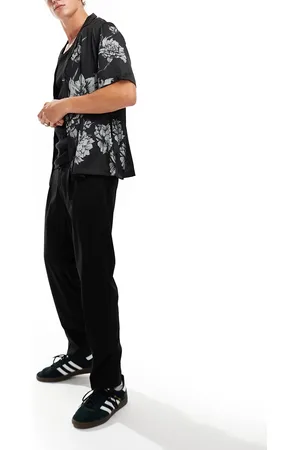 SELECTED Relaxed tapered fit waistband pants in