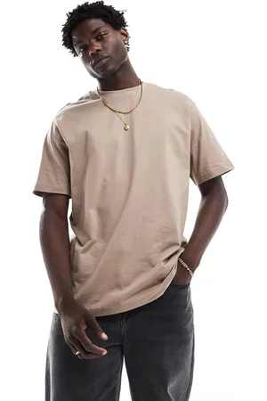 Only & Sons Relaxed fit t-shirt in taupe-Brown