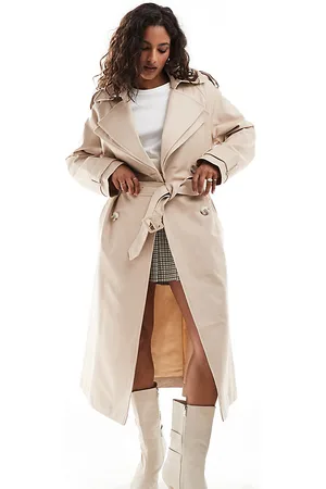River Island Trench coat in -Neutral