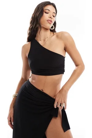 Missyempire Missy Empire one shoulder crop top in (part of a set)