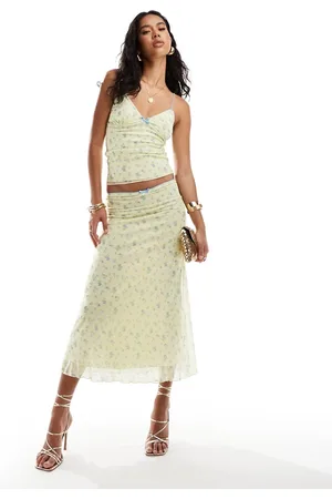 ASOS Mesh midi skirt in (part of a set)-Multi