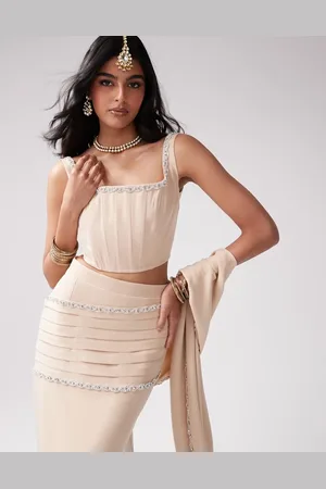 Kanya London Jewel trimmed corset top in (part of a set)