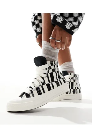 Converse Chuck 70 Hi sneakers in & white checkerboard