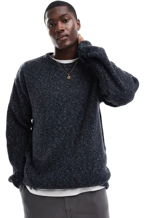 New Look Stitch crew neck jumper in