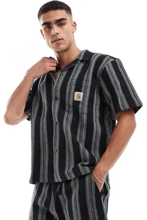 Carhartt Dodson stripe short sleeve shirt in (part of a set)