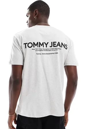 Tommy Hilfiger Classic linear back print t-shirt in grey