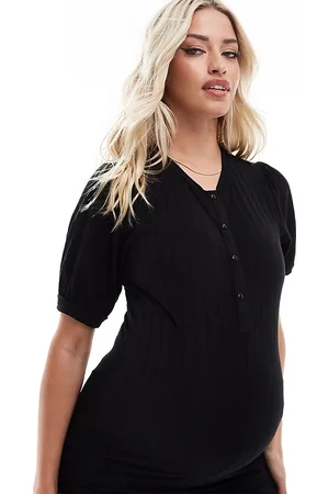 Mama;licious Mamalicious Maternity henley long sleeved top in (part of a set)