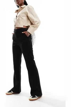 Object Mid rise pull on flared pants in