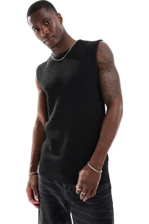 Brave Soul Knitted crew neck singlet in