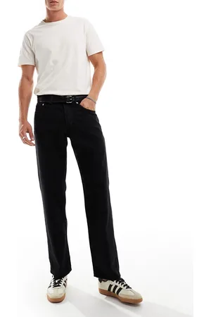 Only & Sons Edge straight fit jeans in black