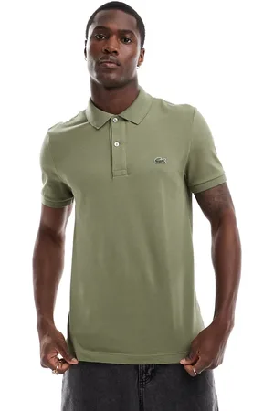 Lacoste Slim fit logo pique polo in -Green