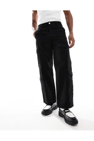 JACK & JONES Loose fit multi pocket cargo pants in