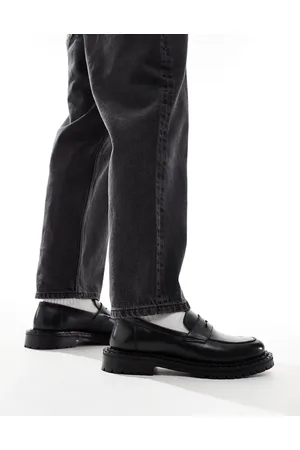 WALK LONDON Jagger saddle loafers in leather