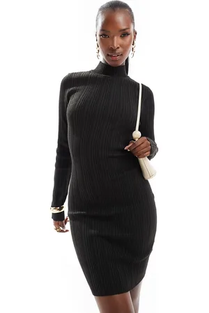 In The Style Knitted high neck bodycon mini dress in