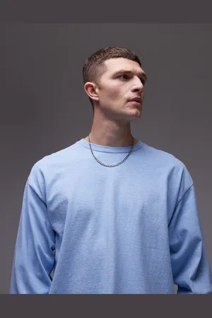 Topman Vintage wash long sleeve t-shirt in