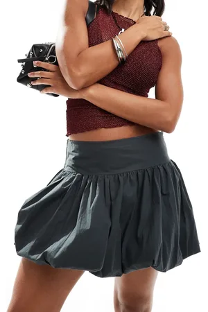 Motel Kiyowo puffball mini skirt in
